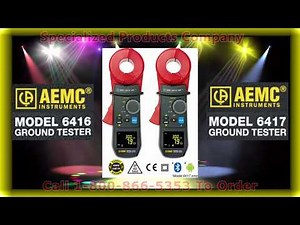 AEMC® 6416 & 6417 Clamp On Ground Resistance Tester Introduction