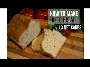Keto Bread Recipe| How to make Keto Bread| 1.3 Net Carbs
