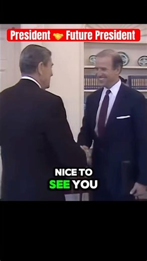 🤯 Biden and Reagan in the same room: I Can Be Your Guy Mr. President