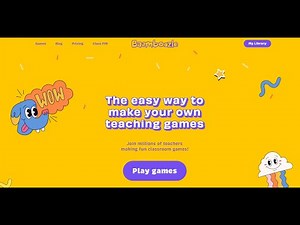 How to create baamboozle educational game