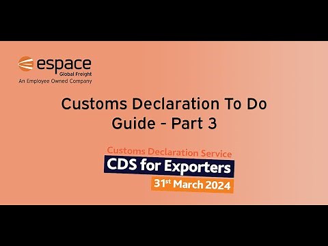 How to authorise an agent to use your CDS deferment and cash accounts Espace EORI # GB 748098295000