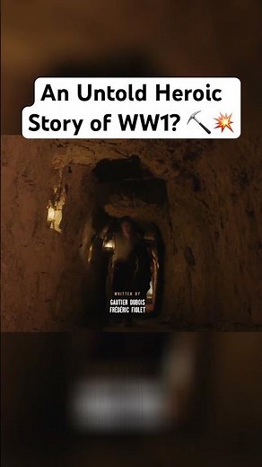 Arras Tunnels: Untold WWI Heroism? 🕳️ #history #war #ww1 #tunnel