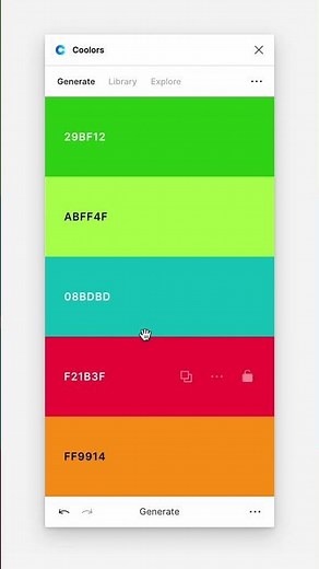 Color palette generator for Figma #figma #figmadesign #figmaplugins