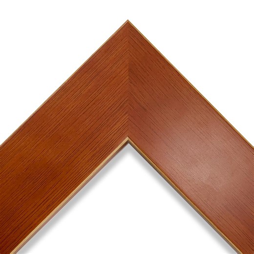 2" Flat Edged Cherry Wood Picture Frame - CUSTOM SIZES - Etsy