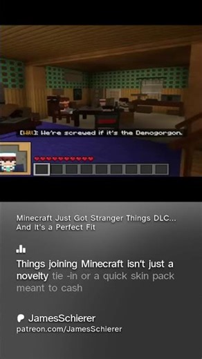 Minecraft Just Got Stranger Things DLC… And It’s a Perfect Fit