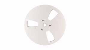 Audio Tape Takeup Reel Empty Reel 7 Inch Blank Reel to Reel Tape for 1/4 Inch Tape Aluminum Alloy Opening Machine Part Takeup Reel, 3 Holes Empty Tape Reel for Recording (Silver)