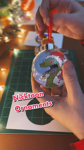 Nicktoons Christmas Ornaments: Garfield, Loud House, Rugrats