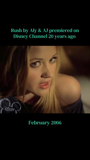 Rush by Aly & AJ premiered on Disney Channel 20 years ago February 2006 #disneychannel #disneycommericals #nostalgia #olddisney #alyandaj