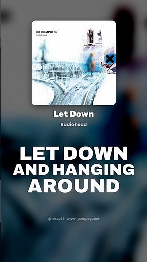 Let Down - Radiohead (Letra/Lyrics) #shorts