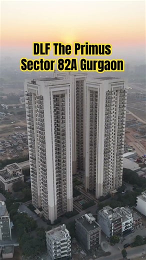 DLF The Primus Drone View 🔥 Gurugram Luxury Skyline | Sector 82A | #shorts