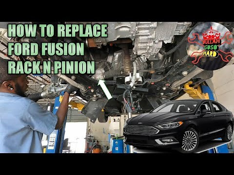 ford fusion rack and pinion replacement (DIY)