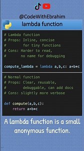 Stop Overusing lambda in Python