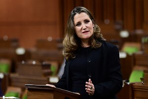 Federal Finance Minister Chrystia Freeland delivered the country's fiscal update. The Liberal government is preparing to spend up to $100 billion to kick-start the post-pandemic economy as it stares down a record-high deficit projection of more than $381 billion for this fiscal year. | CBC News