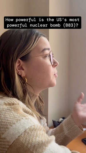 federation of american scientists on Instagram: "Using NukeMap, Mackenzie shows you how powerful the largest bomb in the American arsenal is. What else do you want to know about nuclear weapons?"