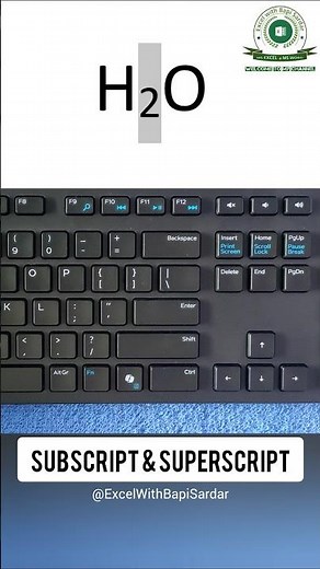 Subscript & Superscript in MS Word using shortcut keys! ⚡