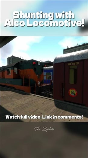 Alco Shunting Indian Passenger Train | Derail Valley