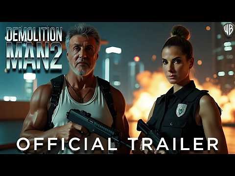 Demolition Man 2 (2025) - First Trailer | Sylvester Stallone, Sandra Bullock