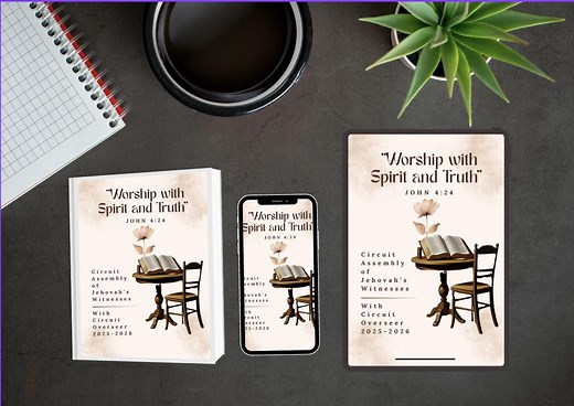 2025-2026 JW Circuit Assembly Notebook (with Circuit Overseer) | Printable Convention Journal | Instant Download - Etsy Canada