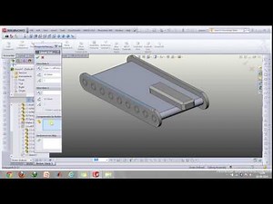 Single Conveyor assembly animation in Solidworks