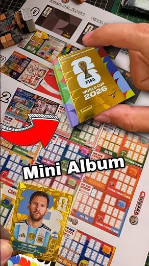 Mini Album Panini Mundial 2026 Fútbol #papercraft #fnaf #short #funny #fyp #roblox #shorts #xd #fypシ