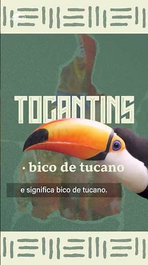 Você sabe o que significa Tocantins? Pois é, a gente também fala tupi #shorts