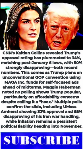 Kaitlan Collins EXPOSES Trump's Career-Low Approval Ratings!