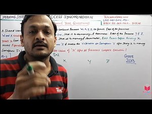 Gate Semaphore Questions and solution In operating System In Hindi