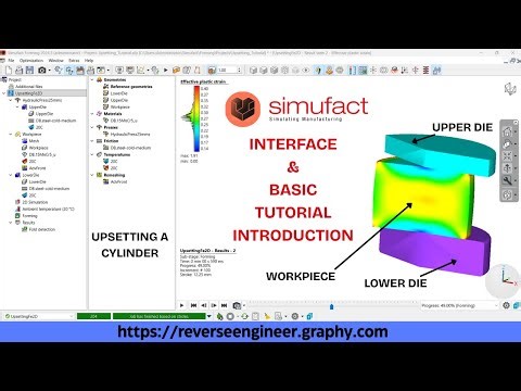 HINDI | 292. Simufact Forming Interface & Tutorial | Full Course WhatsApp/Call +91 9654816262
