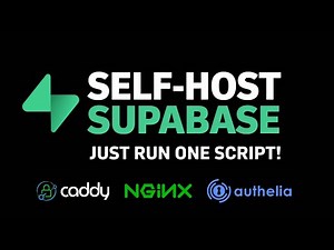Self-Host Supabase with Nginx/Caddy and Authelia - Just Run One Script!