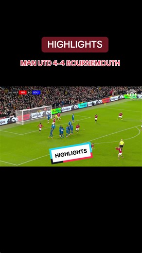 Manchester United vs Bournemouth Match Highlights