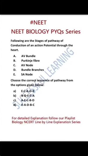 Biology PYQs Series for NEET || NCERT PYQs || #neet #neetaspirant #neet2026 #neetmotivation #pcmb