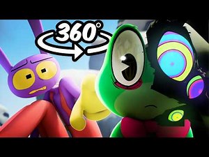 Jax and Ribbit APPEAR in YOUR House - 360°/4K (Digital Circus)