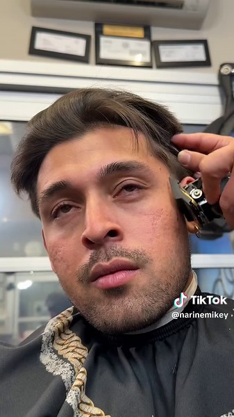 Messy Slick Back Taper Haircut Tutorial with Tyler