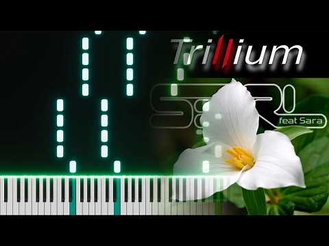 S3RL - Trillium | Easy piano tutorial | Easy to read