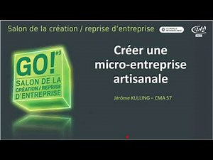 Créer sa micro entreprise artisanale