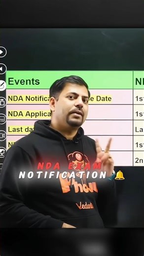NDA 2026 Notification Date 🔥 Form Kab Aata Hai? Full Schedule