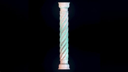 Twisted Column Modeling in blender 3.5 For Beginners | Ammar Khan