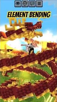 Element Bending #addon #minecraft #minecraftshorts #minecraftpe #addonsparaminecraftpe