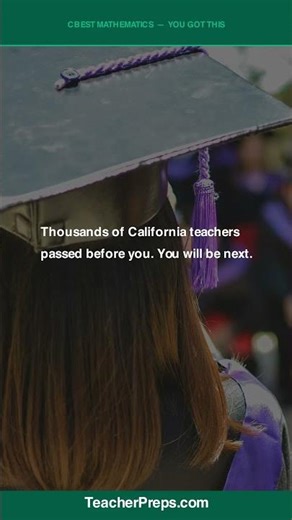 CBEST Math You Got This | Teacher Certification | #Shorts