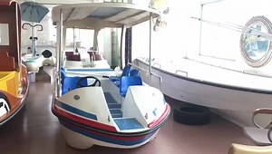 Solar Fiberglass Electric Boat for Water Park Amusement Sports Equipment Solar Panel Powered Boat Environmentally Friendly