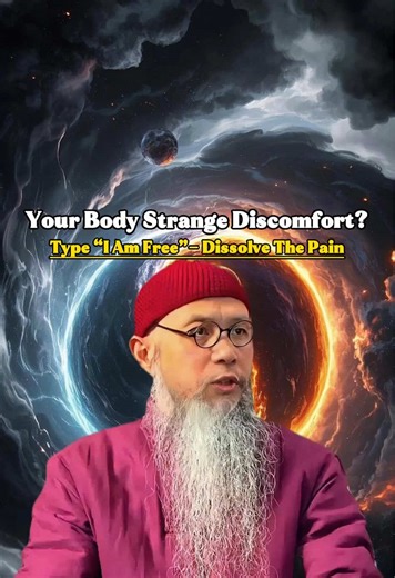 Your body strange discomfort? Type “ I am free “- dissolve the pain #fyp #energy #body #discomfort #pain