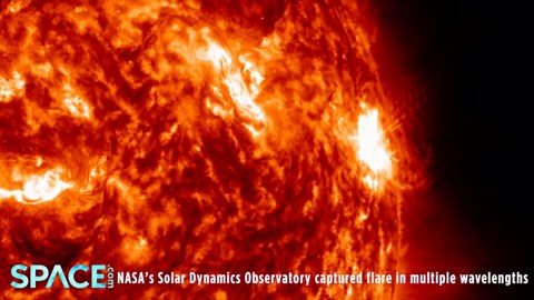 Time-lapse of sun erupting with long-duration X1.6-class solar flare