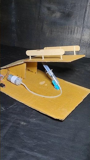 Hydraulic Bridge - Mechanism #project #science #youtubeshort #shorts