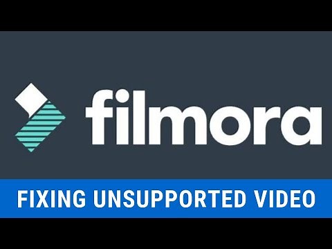 How to FIX unsupported video format in FILMORA | FILMORA FIXING | Ron Vlogs
