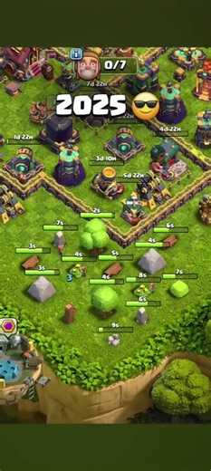 2013 vs 2025😎| clash of clans| #clashofclans #sumit007 #judosloth #viral #reels #gamimg