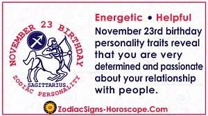 November 23 Zodiac (Sagittarius) Horoscope Birthday Personality and Lucky Things