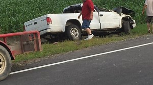 One person hospitalized after serious rollover accident in Easton
