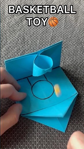 Easy Origami Basketball Game Tutorial | How To Make a Paper Basketball Toy