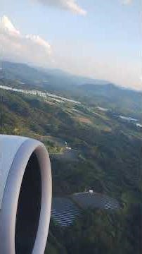 いつもより早めの右ひねりだった萩・石見空港海ルートの離陸