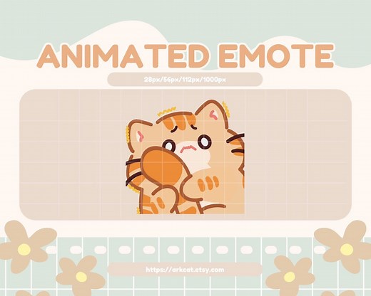 Scared Orange Cat Animated Emote – Twitch, Discord (GIF Digital Download) - Etsy UK